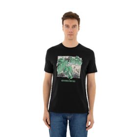 Arma Y25344403501 Siyah-S1 Regular Fit Bisiklet Yaka Erkek T-shirt