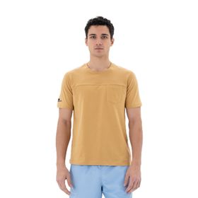 Arma Y25344404601 Hardal Sarısı-H1 Regular Fit Bisiklet Yaka Erkek T-shirt