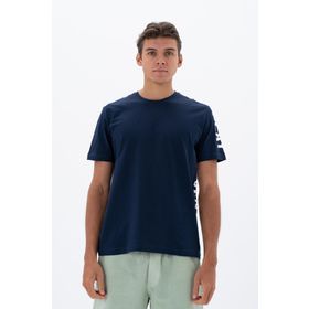 Arma Y25344404701 Lacivert-L1 Regular Fit Bisiklet Yaka Erkek T-shirt