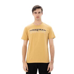 Arma Y25344404901 Hardal Sarısı-H1 Regular Fit Bisiklet Yaka Erkek T-shirt