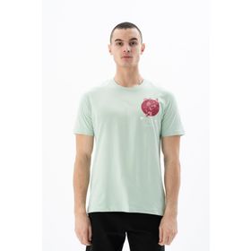 Arma Y25344405001 Yeşil-Y2 Regular Fit Bisiklet Yaka Erkek T-shirt