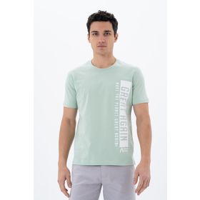Arma Y25344405101 Yeşil-Y2 Bisiklet Yaka Erkek T-shirt
