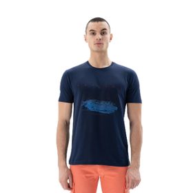 Arma Y25344405301 Lacivert-L1 Regular Fit Bisiklet Yaka Erkek T-shirt