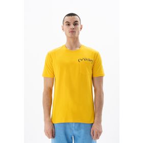 Arma Y25344405501 Sarı-S2 Regular Fit Bisiklet Yaka Erkek T-shirt