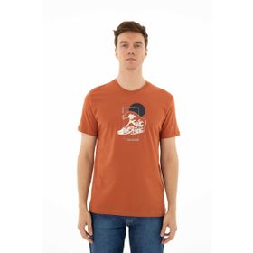 Arma Y25344405601 Pembe-P4 Regular Fit Bisiklet Yaka Erkek T-shirt