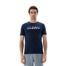 Arma Y25344406001 Lacivert-L1 Regular Fit Bisiklet Yaka Erkek T-shirt