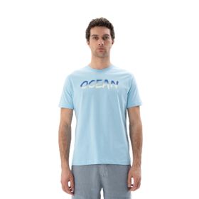 Arma Y25344406001 Mavi-M1 Bisiklet Yaka Regular Fit Erkek T-shirt