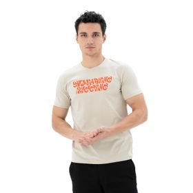 Arma Y25344452001 Bej-B1 Slim Fit Bisiklet Yaka Erkek T-shirt