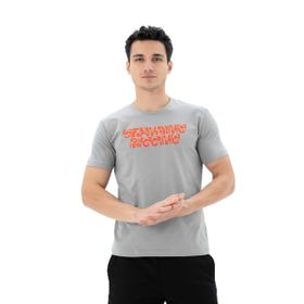 Arma Y25344452001 Gri-G2 Slim Fit Bisiklet Yaka Erkek T-shirt