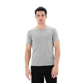 Arma Y25344452801 Gri-G2 V Yaka Slim Fit Erkek T-shirt