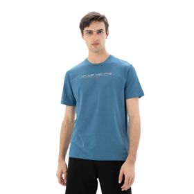 Arma Y25344470901 Mavi-M2 Bisiklet Yaka Regular Fit Erkek T-shirt