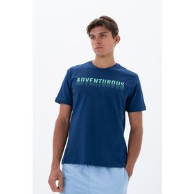 Arma Y25344870001 İndigo İ1 Büyük Beden Bisiklet Yaka Erkek T-shirt
