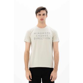 Arma Y25364451701 Bej-B1 Slim Fit Bisiklet Yaka Erkek T-shirt