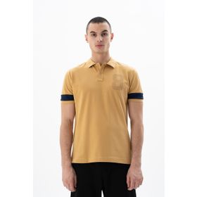 Arma Y25374304301 Hardal Sarısı-H1 Regular Fit Polo Yaka Erkek T-shirt
