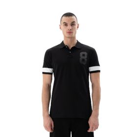 Arma Y25374304301 Siyah-S1 Regular Fit Polo Yaka Erkek T-shirt