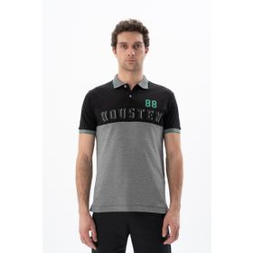 Arma Y25374304601 Siyah-S1 Regular Fit Polo Yaka Erkek T-shirt