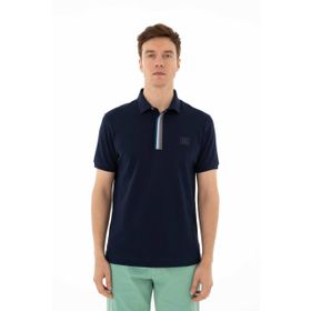 Arma Y25374306001 Lacivert Regular Fit Polo Yaka Erkek T-shirt