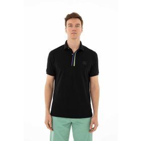 Arma Y25374306001 Siyah-S1 Regular Fit Polo Yaka Erkek T-shirt