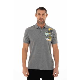 Arma Y25374306401 Gri-G1 Regular Fit Polo Yaka Erkek T-shirt