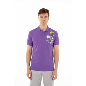 Arma Y25374306401 Mor-M1 Regular Fit Polo Yaka Erkek T-shirt