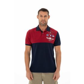Arma Y25374306601 Lacivert-L1 Regular Fit Polo Yaka Erkek T-shirt