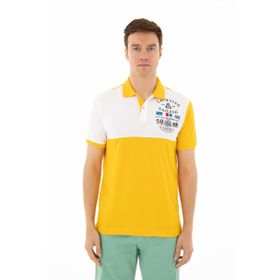 Arma Y25374306601 Sarı-S2 Regular Fit Polo Yaka Erkek T-shirt