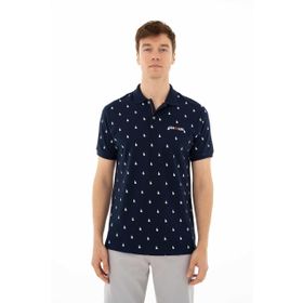 Arma Y25374306701 Lacivert Regular Fit Polo Yaka Erkek T-shirt