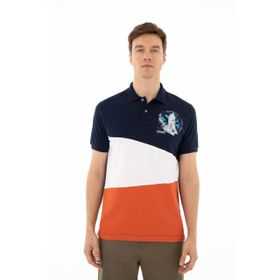 Arma Y25374306901 Lacivert-L1 Regular Fit Polo Yaka Erkek T-shirt