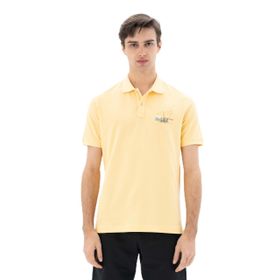 Arma Y25374351901 Sarı-S1 Regular Fit Polo Yaka Erkek T-shirt