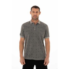 Arma Y25374376101 Haki-H1 Regular Fit Parça Boyama Polo Yaka Erkek T-shirt