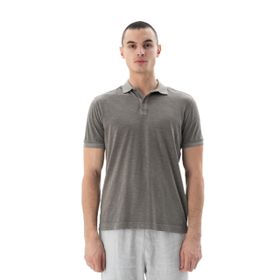 Arma Y25374490301 Haki-H1 Regular Fit Parça Boyama Polo Yaka Erkek T-shirt