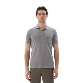 Arma Y25374490401 Gri-G2 Regular Fit Parça Boyama Polo Yaka Erkek T-shirt