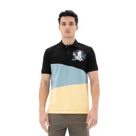 Arma Y25374866301 Siyah-S1 Büyük Beden Polo Yaka Erkek T-shirt
