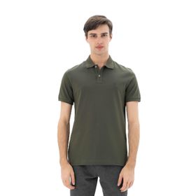 Arma Y25374866801 Haki-H1 Büyük Beden Polo Yaka Erkek T-shirt