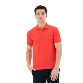 Arma Y25374866801 Pembe-P5 Büyük Beden Polo Yaka Erkek T-shirt