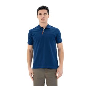 Arma Y25374867001 İndigo-İ1 Büyük Beden Polo Yaka Erkek T-shirt