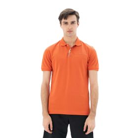 Arma Y25374867001 Pembe-P4 Büyük Beden Polo Yaka Erkek T-shirt