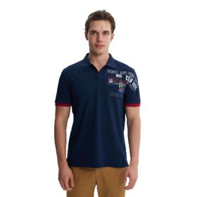 Arma Y27374307601 Lacivert-L1 Regular Fit Pike Polo Yaka Erkek T-shirt