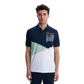 Arma Y27374307901 Lacivert-L1 Regular Fit Pike Polo Yaka Erkek T-shirt