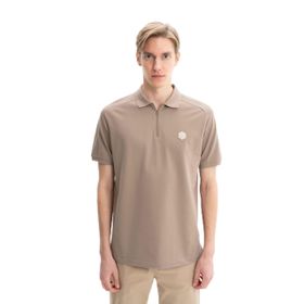 Arma Y27374353101 Gri-Bej G8 Regular Fit Pike Polo Yaka Erkek T-shirt