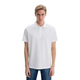 Arma Y27374353701 Beyaz Regular Fit Pamuk Polo Yaka Erkek T-shirt