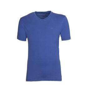 Arma Y9TOO7480 Saks Mavisi-SM1 Bisiklet Yaka Erkek T-shirt