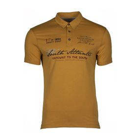 Arma Y9TYO7617 Hardal Sarısı-H1 Polo Yaka Erkek T-shirt