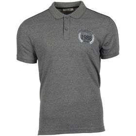 Arma Y9TYO7949 Gri Slim Fit Polo Yaka Erkek T-shirt