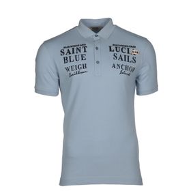 Arma Y9TYO7956 Polo Yaka Mavi Erkek T-shirt