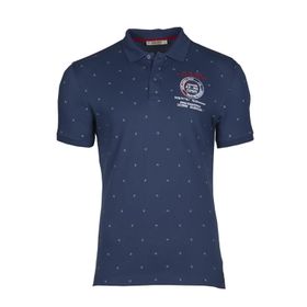 Arma Y9TYO7980 İndigo Polo Yaka Erkek T-shirt