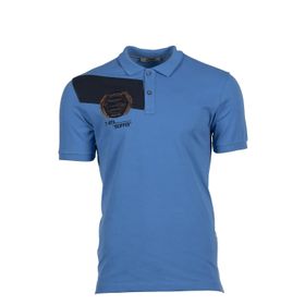 Arma Y9TYO7997 Slim Fit Polo Yaka Mavi M4 Erkek T-shirt