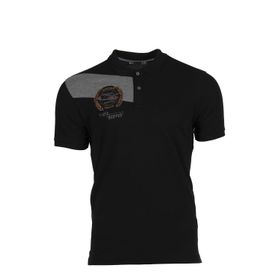 Arma Y9TYO7997 Slim Fit Polo Yaka Siyah S1 Erkek T-shirt