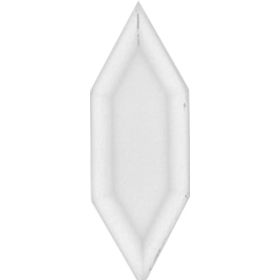 Armada Çini 05x15 cm Metro Yaprak Desen Beyaz Çini Seramik Karo