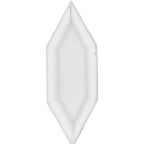 Armada Çini 05x15 cm Metro Yaprak Desen Beyaz Çini Seramik Karo